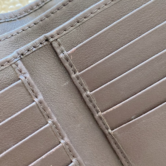 🤎 GUCCI Women’s Medium Leather Wallet Dark Brown - Picture 11 of 13